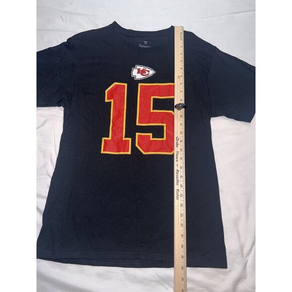 Kansas City Chiefs Patrick Mahomes T-Shirt Size Medium Black 15 SS Fanatics Tee - Picture 5 of 11